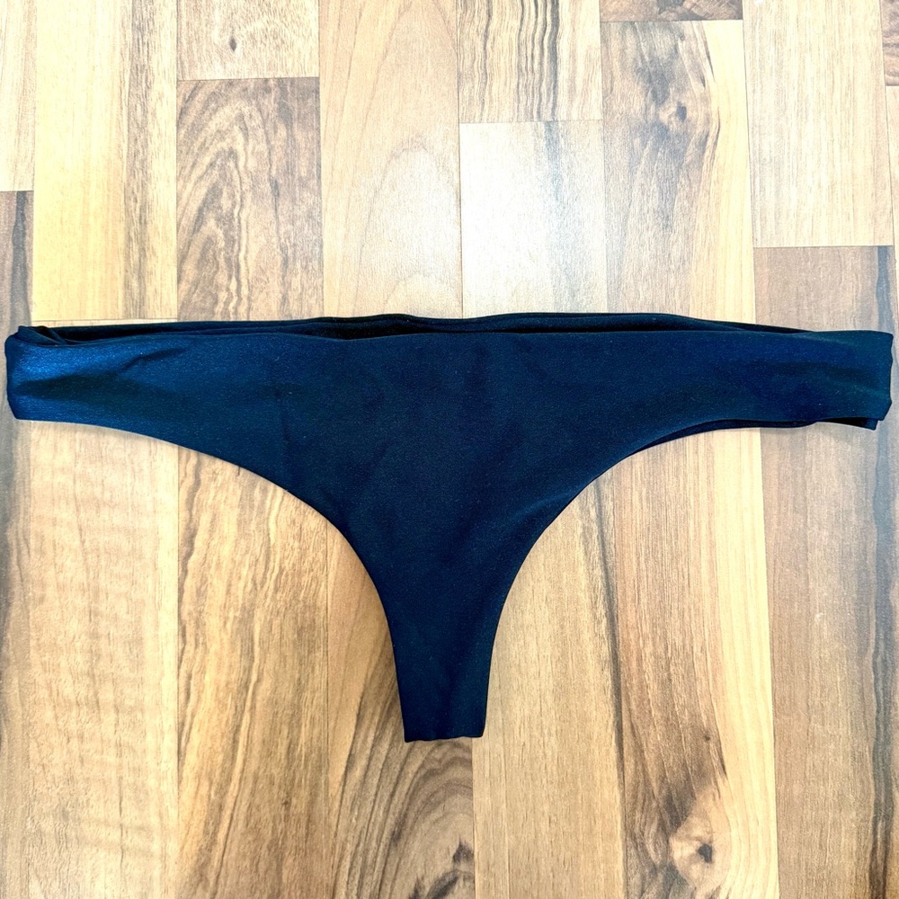 Luli Fama Black Bikini Bottom